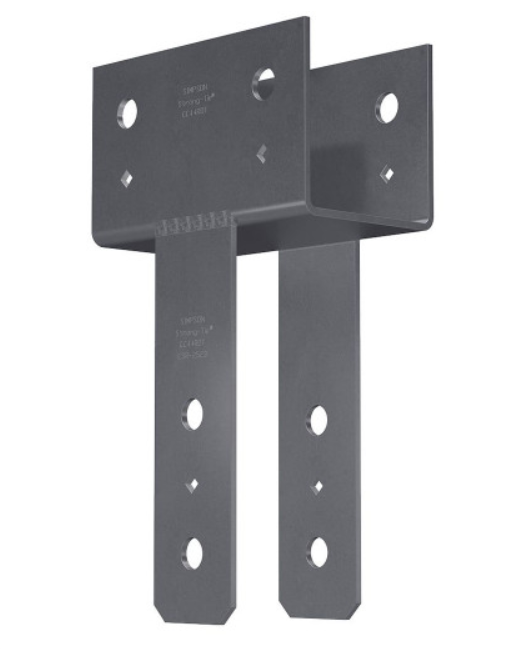 Simpson Strong-Tie CC5 1/4-6ROT Column Cap w/ Rotated Beam Straps