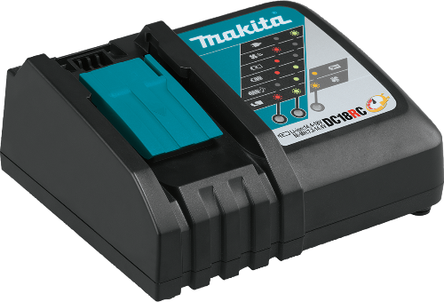 Makita BL1850BDC2 18V LXT Lithium Ion Battery and Rapid Optimum Charger Starter Pack (5.0Ah)