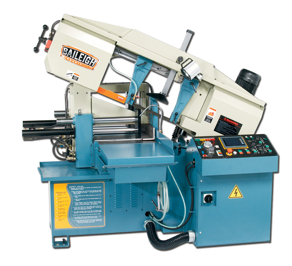 Baileigh BS-20A 220 Volt 3 Phase Automatic Metal Cutting Band Saw with Heavy Duty Bundling System and 5 HP Motor