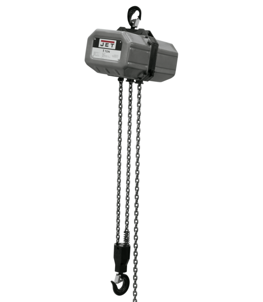 JET 1-Ton Electric Chain Hoist 3-Phase 10' Lift | 1SS-3C-10