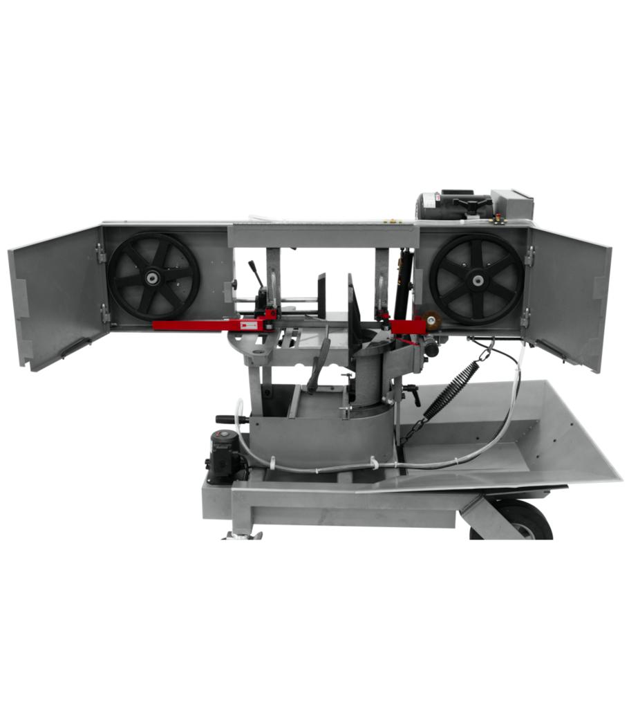 JET HVBS-10-DMWC 10” Horizontal/Vertical Dual Mitering Portable Band Saw with Coolant System, 1HP, 115V, 1 Ph - 424465