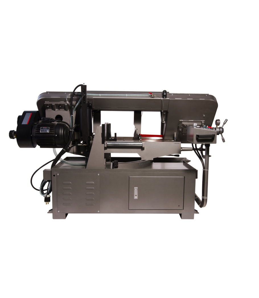 JET HBS-1220MSA, 12" x 20" Semi-Automatic Mitering Variable Speed Bandsaw - 424476