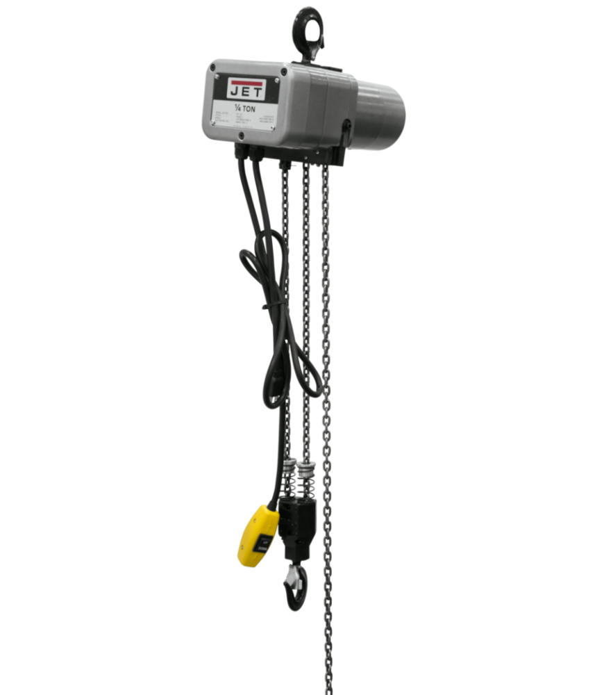 JET 1/4-Ton Electric Chain Hoist 1-Phase 15' Lift | JSH-550-15