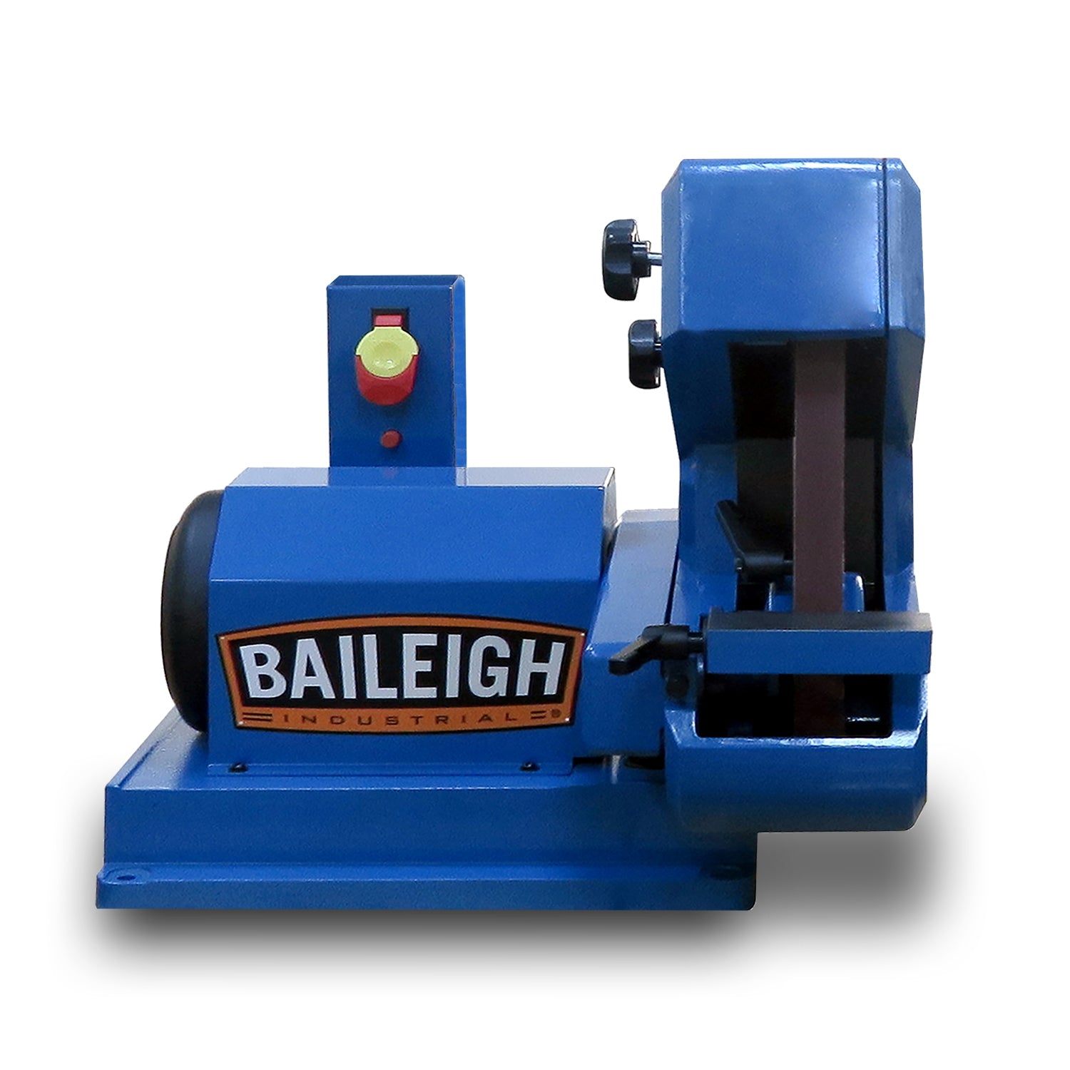 Baileigh BG-142S 110V 3/4HP Single Speed Three Wheel Belt Grinder 1" Belt Width 42" Belt Length