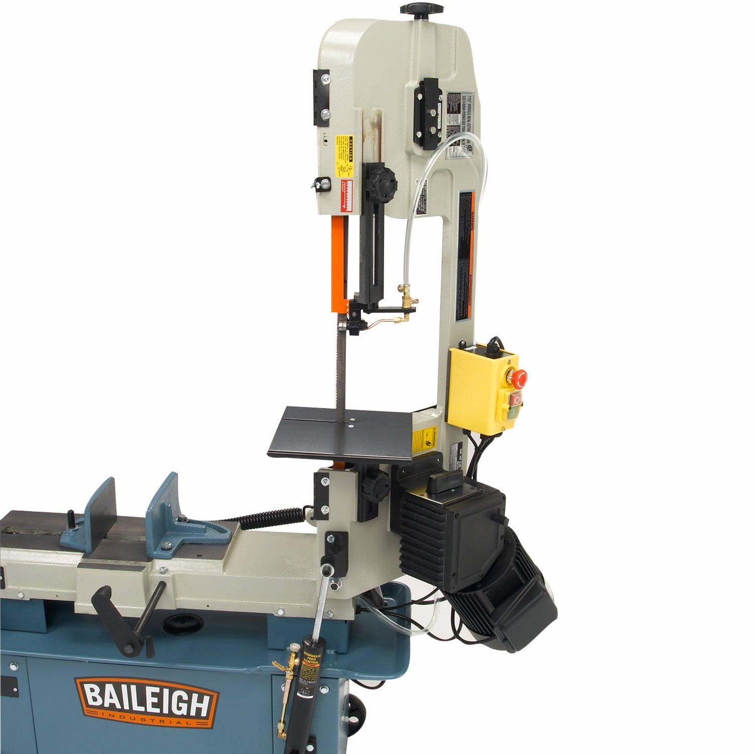 Baileigh BS-712M 110 Volt Metal Cutting Band Saw with Vertical Cutting Option Mitering Vice 3/4" Blade Width