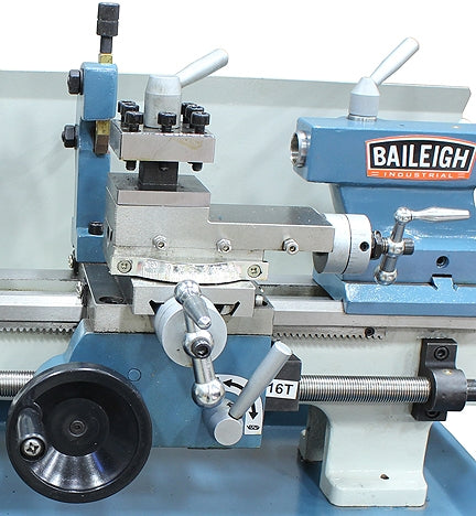 Baileigh PL-714VS-V2 110V Variable Speed Bench Top Lathe, 7" Swing, 14" Bed Length