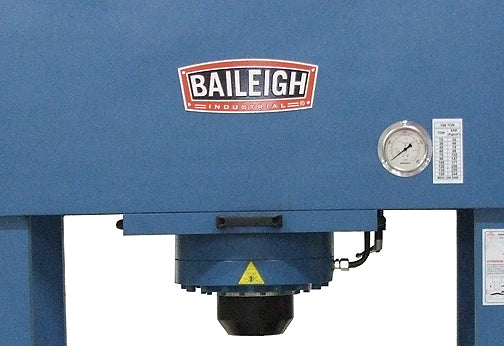 Baileigh HSP-176M-HD 220V 3 Phase 165 Ton Hydraulic H Frame Shop Press
