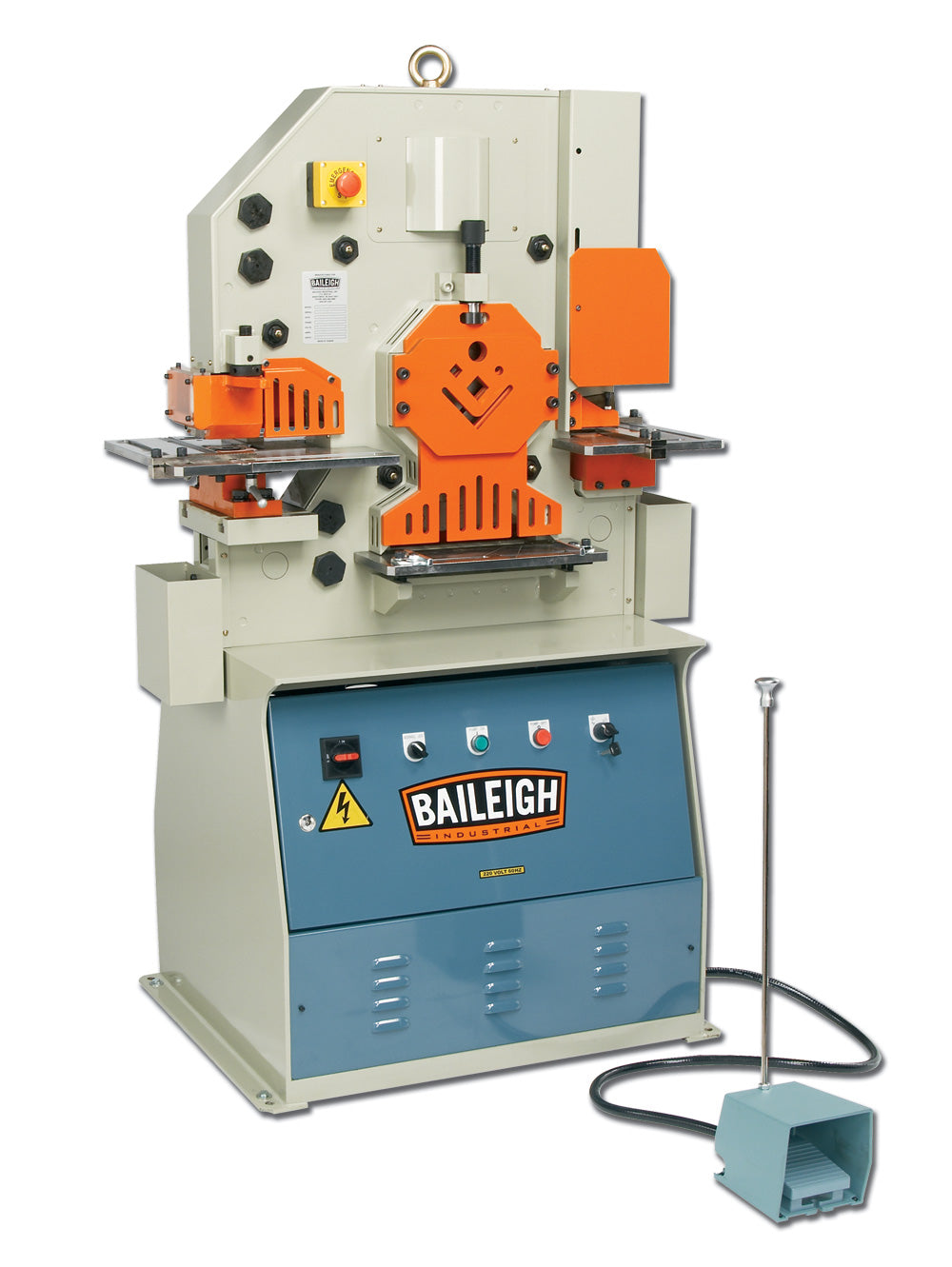 Baileigh SW-503 220V 3 Phase 50 Ton 5 Station Ironworker