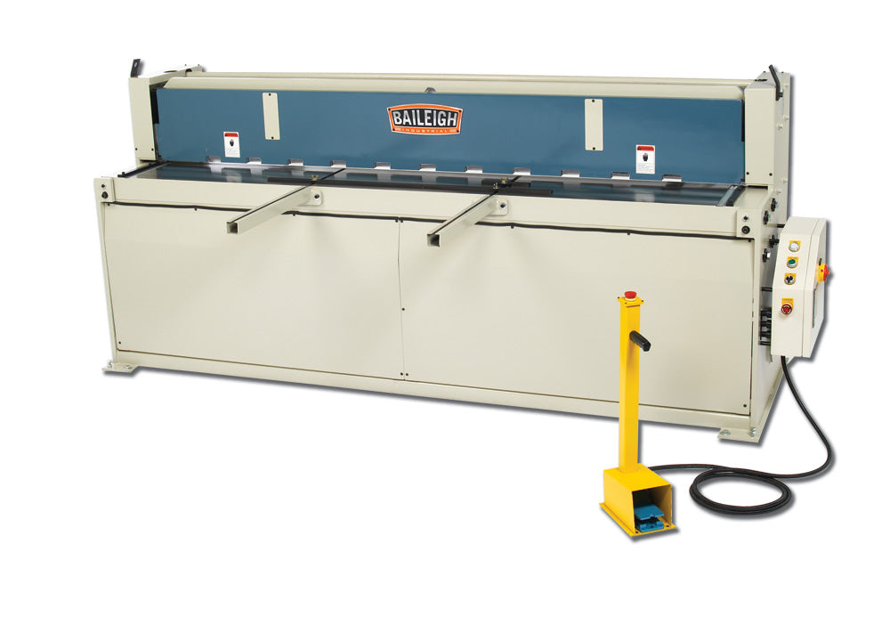 Baileigh SH-10010 220V 3 Phase Hydraulic Powered Shear 100" Length 10 Gauge Mild Steel Capacity