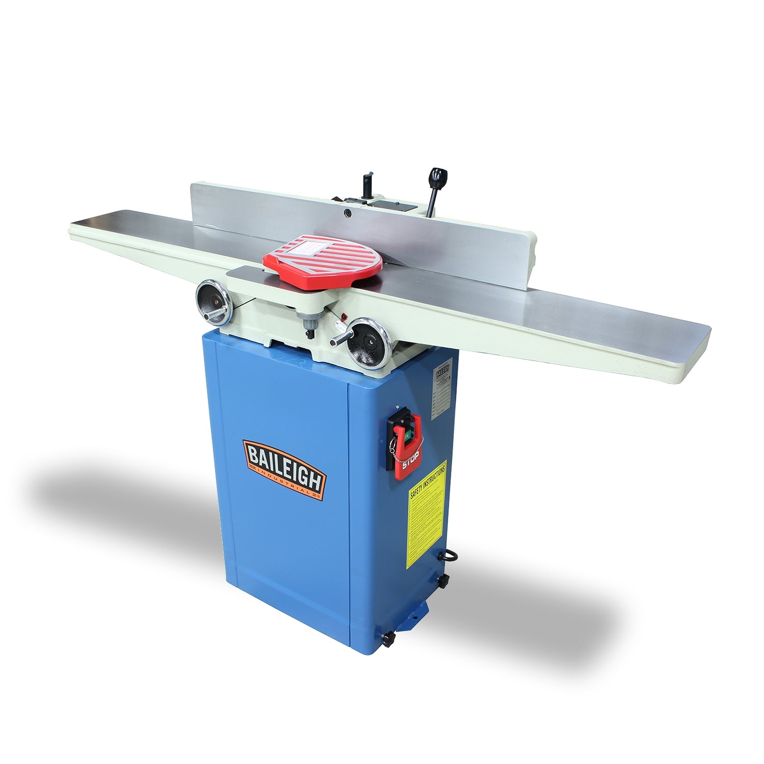 Baileigh IJ-655-HH-1.0 110/220V (Prewired 110v) 1hp 6" Jointer, 55" Table, 5000 rpm, 2-1/2" Helical Insert Cutter Head