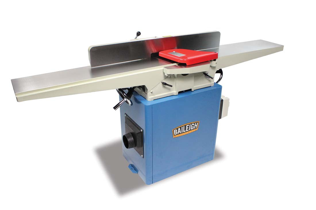 Baileigh IJ-872 220V 1 Phase 2hp 8" Long Bed Jointer, 72" Table Length, 5000 rpm, 3-1/4" Cutter Head