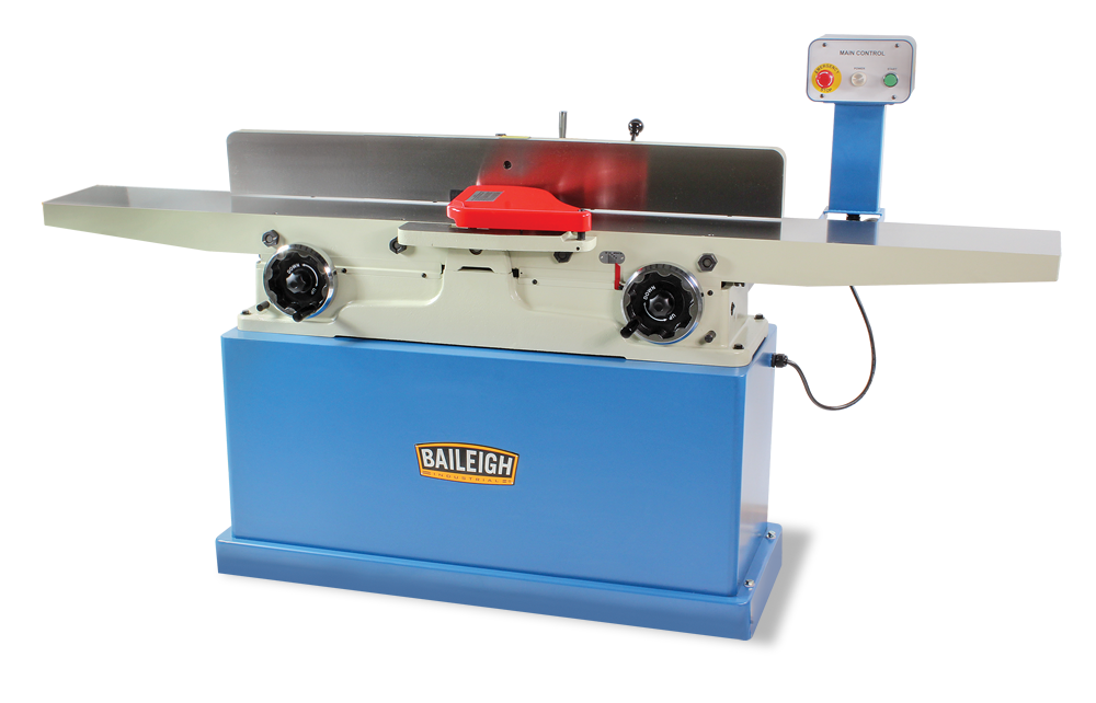 Baileigh IJ-883P-HH 220V 1 Phase 3hp 8" Long Bed Parallelogram Jointer w/ Helical Insert Head, 83" Table Length