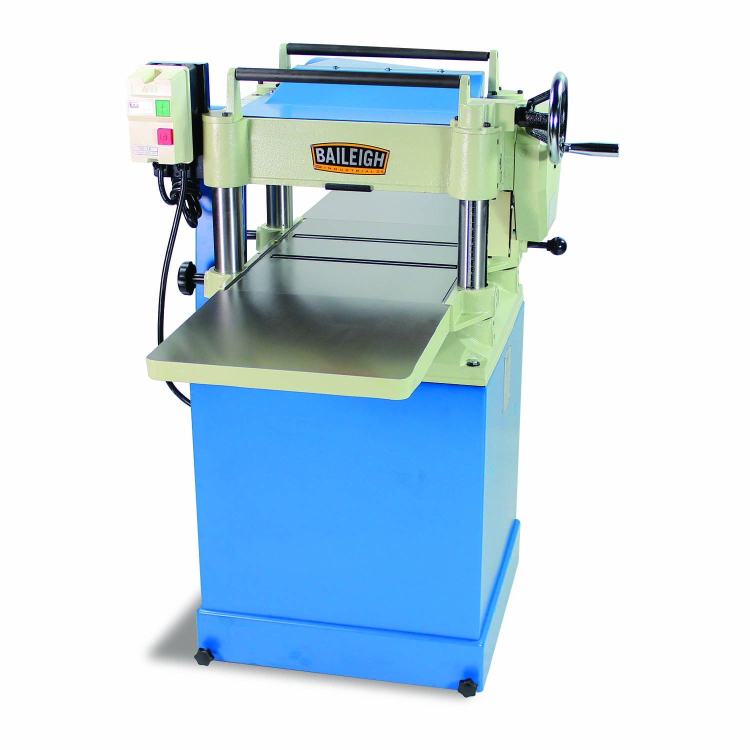 Baileigh IP-156-HH 220V 1 Phase 3HP 15" Industrial Planer w/ Helical Insert Head, 6" Maximum Cutting Height