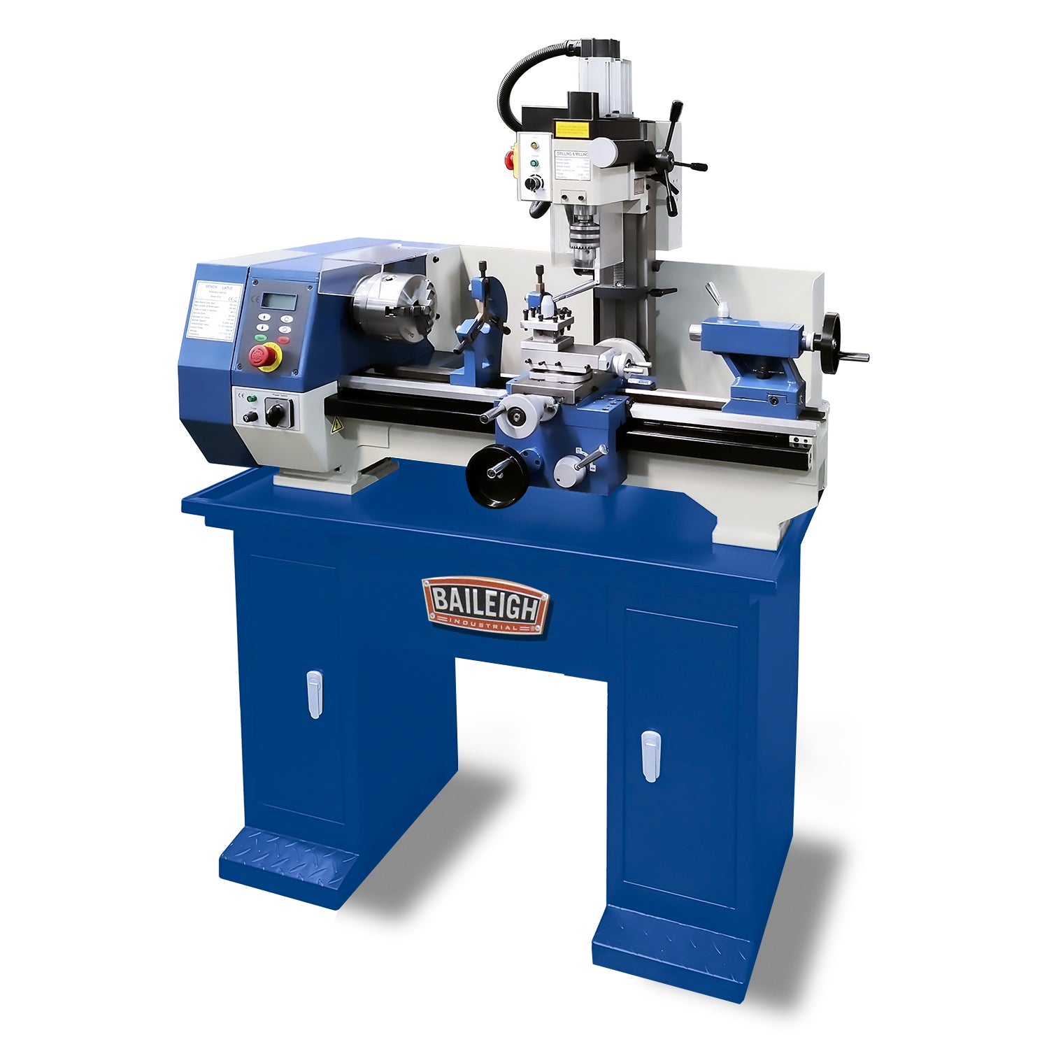 Baileigh MLD-1022 110V Mill Lathe and Drill Combination, 10" Swing 22" between Centers