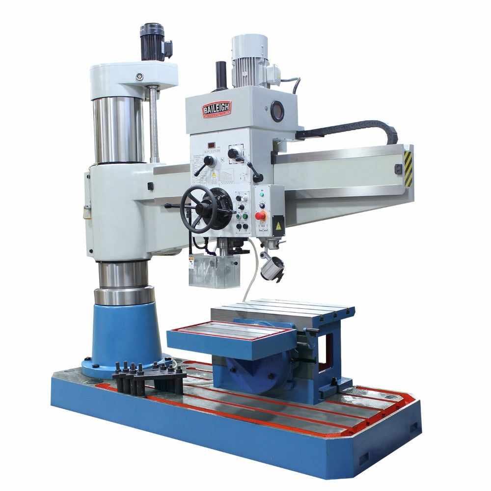 Baileigh RD-1600H-VS 220V 3 Hydraulic Variable Speed Radial Drill, MT5 Spindle