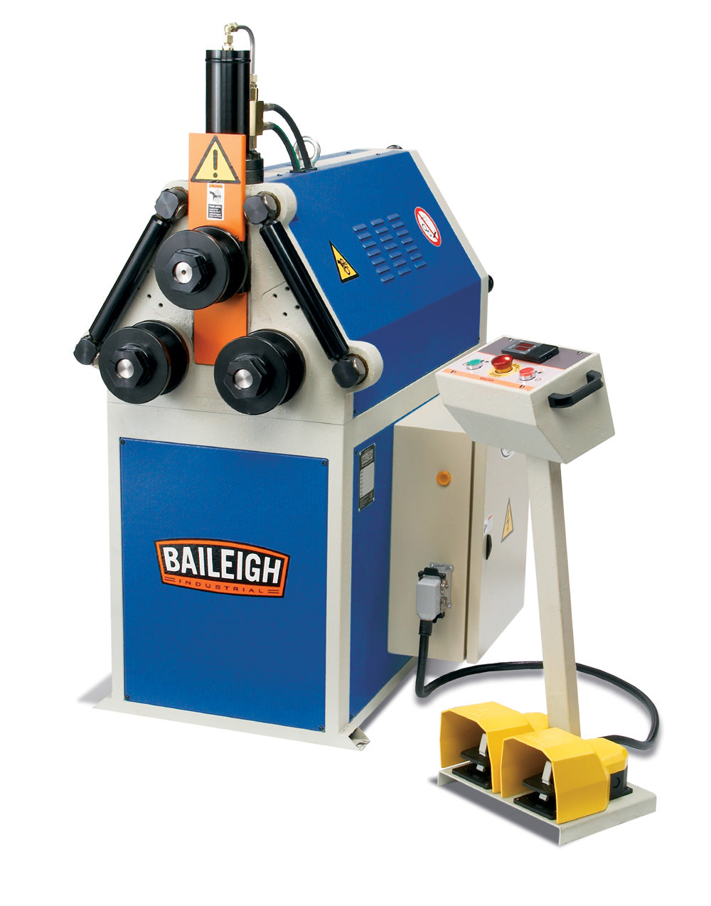 Baileigh R-H45 220V 1 Phase 60 Htz Roll Bender with Hydraulic Movement for the Top Roll