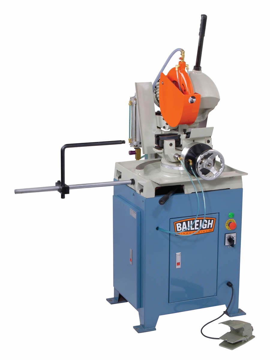 Baileigh CS-275SA; 220V 3 Phase Heavy Duty Semi-Automatic Cold Saw 11" Blade Diameter