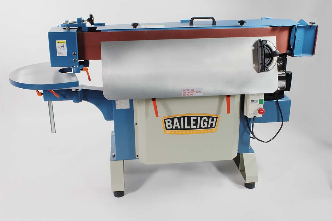 Baileigh ES-6108 220V Single Phase 2HP Oscillating Edge Sander, 6" x 108" Belt Size