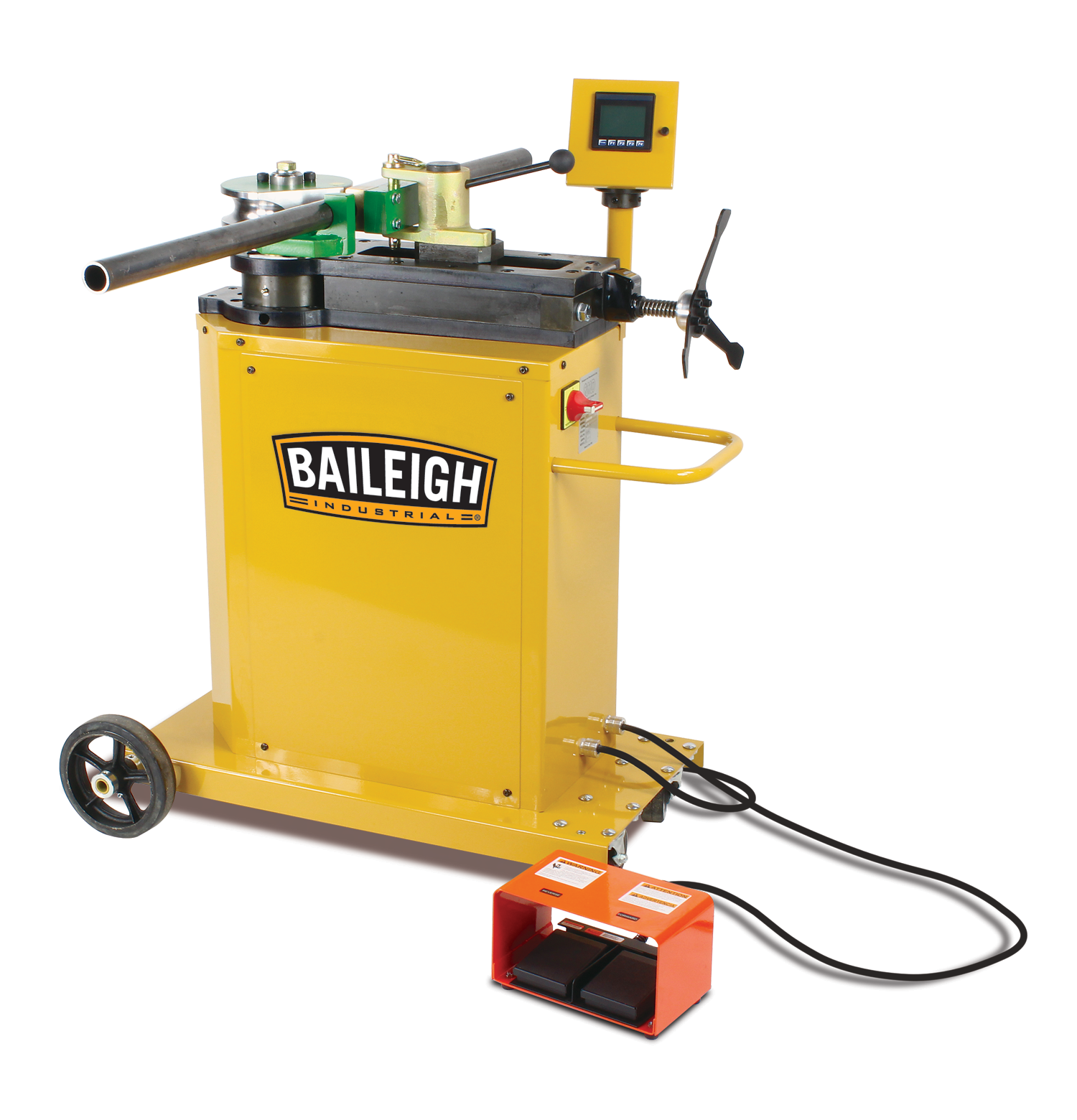 Baileigh RDB-250 220V 1 Phase Rotary Draw Bender w/ 170 Job Programmer, 2" Schedule 40 Pipe Capacity
