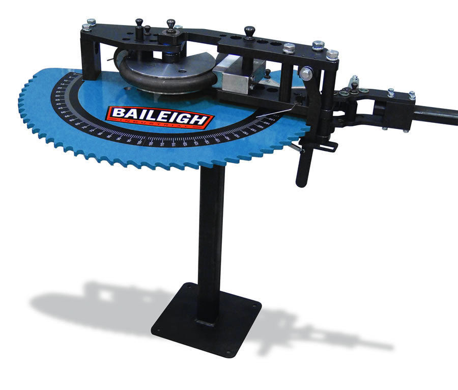 Baileigh RDB-050 Manually Operated Tube and Pipe Bender, 2-1/2" Tube Capacity, Includes Stand, Handle