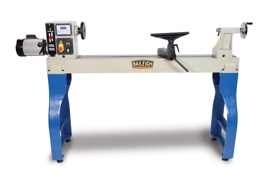 Baileigh WL-1847VS 220V Single Phase Variable Speed Wood Turning Lathe, 18" Swing, 47" Between Centers