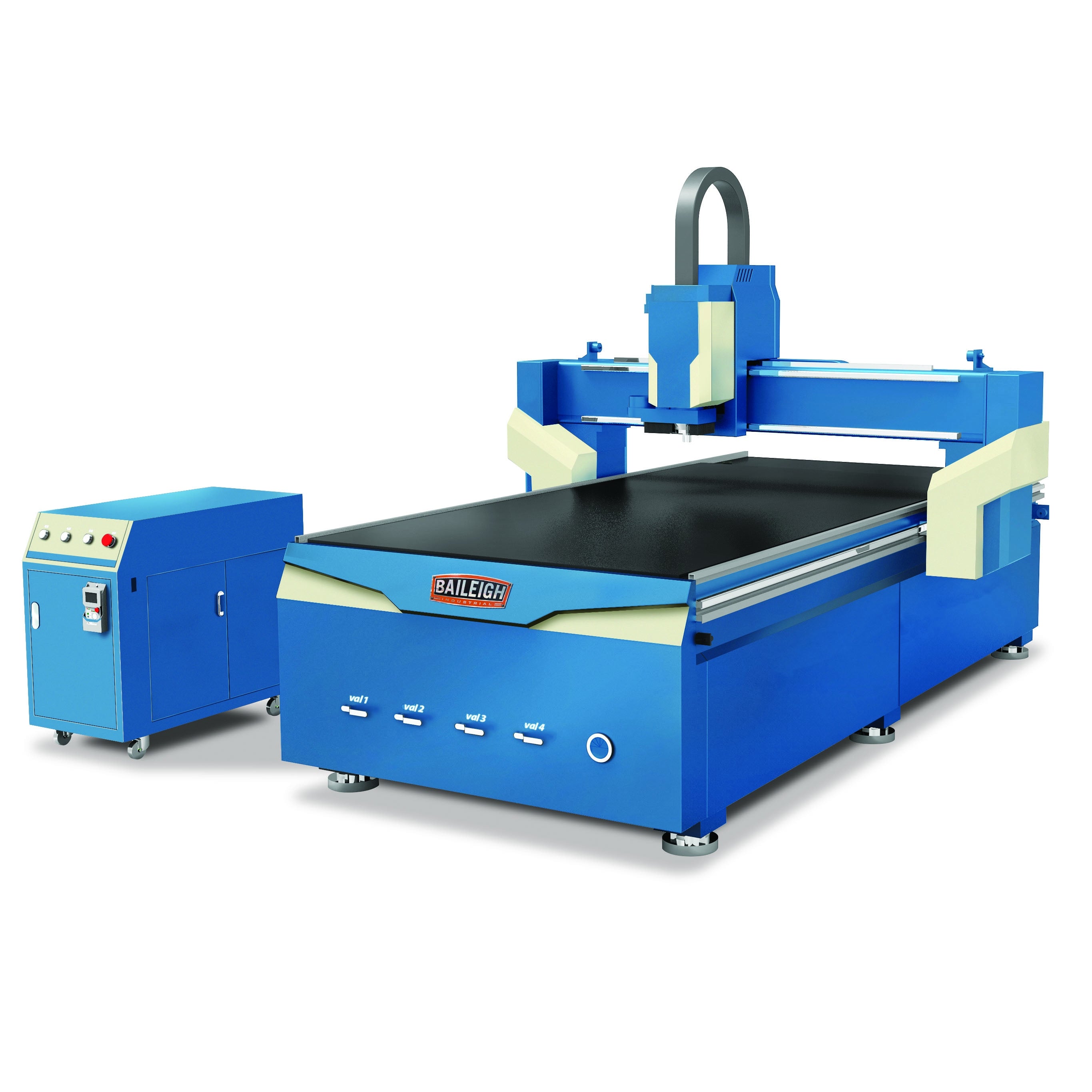 Baileigh WR-105V-ATC 220V 3 5'x10' CNC Router Table, Vacuum Table, 12HP HSD Spindle, 6pc ATC, and Software Package